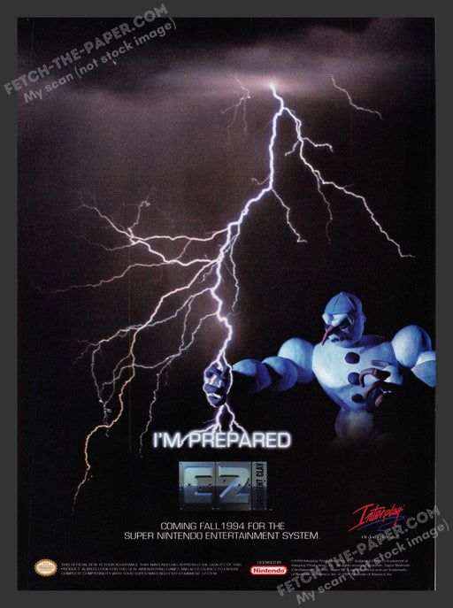 C2 Judgment Clay Comming Soon Announcement 1990s Print Advertisement 1994 Fetch the Paper!