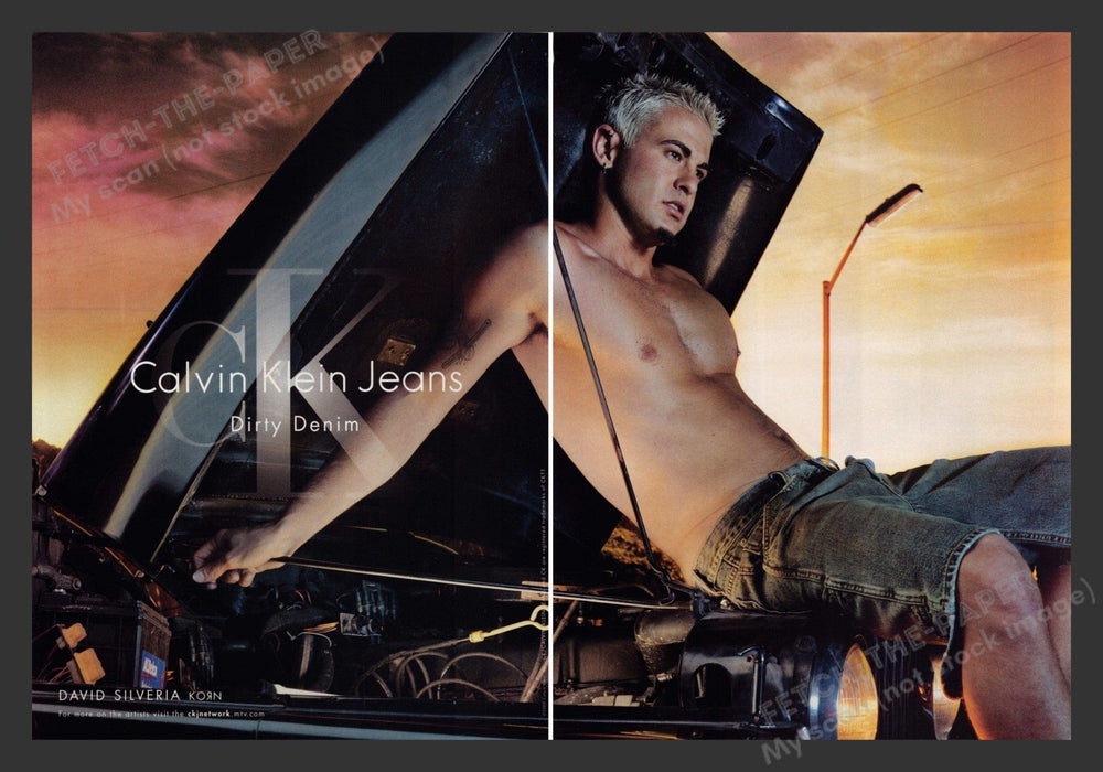 Calvin Klein 2000s Print Advertisement (2 pages) 2000 David Silveria Korn Fetch the Paper!