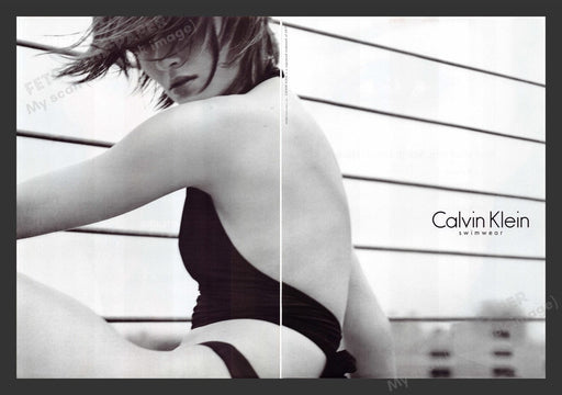 2000 Calvin Klein Swimwear Print Advertisement (2 Pages)