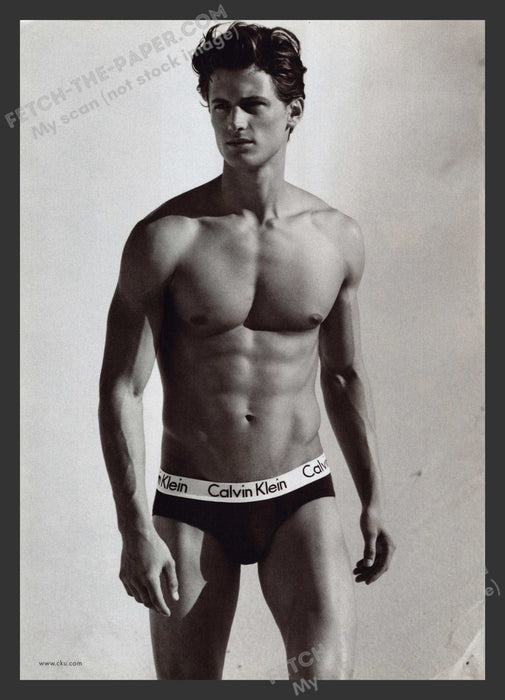 2008 Print Advertisement Calvin Klein Sexy Men's Underwear Ad.