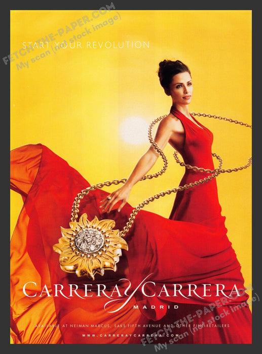2007 Print Advertisement Carrera y Carrera Madrid Jewelry Ad.