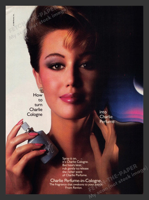 1984 Charlie Perfume-in-Cologne Revlon Fragrance Print Advertisement Ad