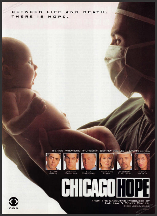 Chicago Hope T.V. Show Release 1990s Print Advertisement 1994 Fetch the Paper!