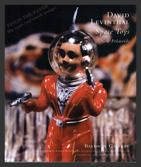 2008 David Levinthal Aspen Art Gallery Show Print Advertisement Ad
