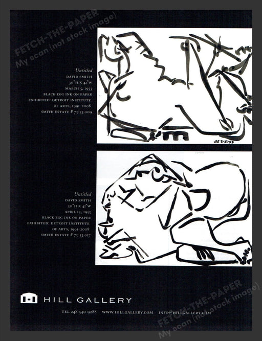 2010 David Smith Art Gallery Show Print Advertisement Ad