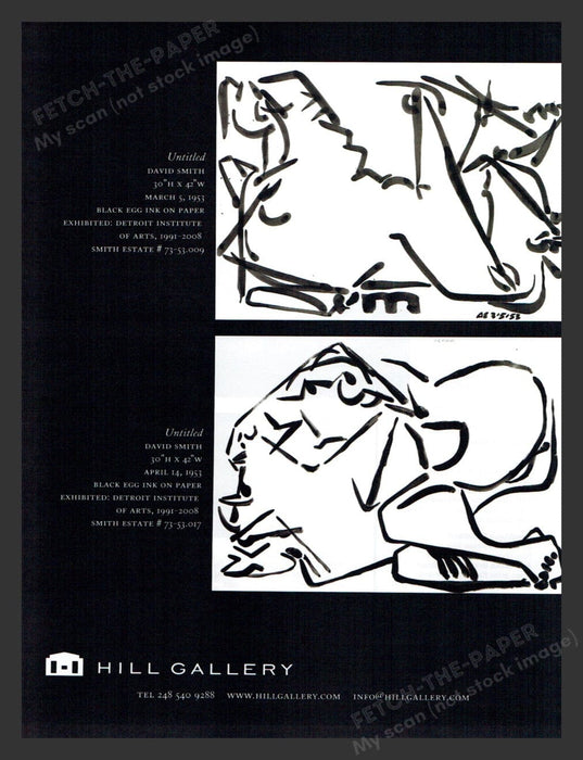 2010 David Smith Art Gallery Show Print Advertisement Ad
