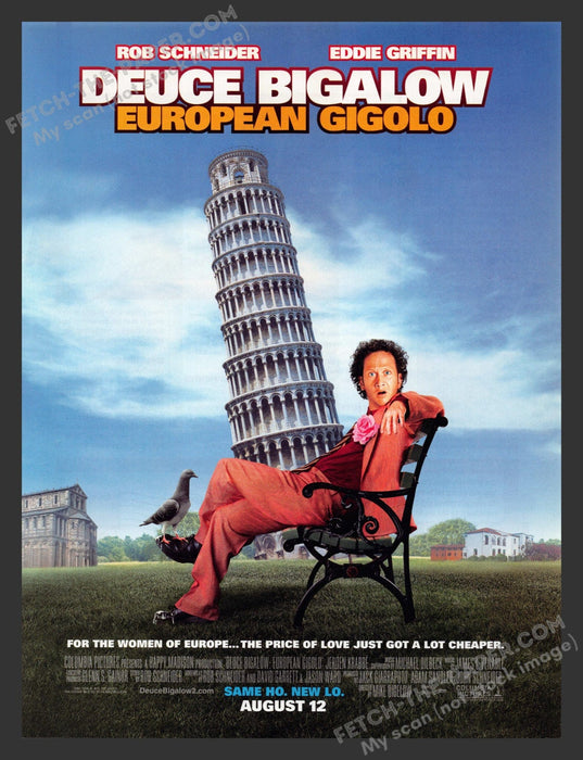 2005 Print Advertisement Deuce Bigalow European Gigolo Movie Release Ad.