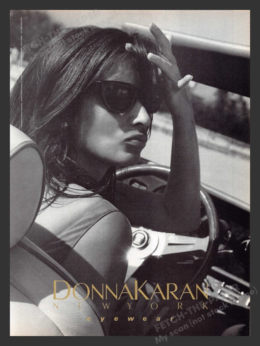 1990 Donna Karan New York Eyewear Sunglasses Convertible Print Advertisement Ad