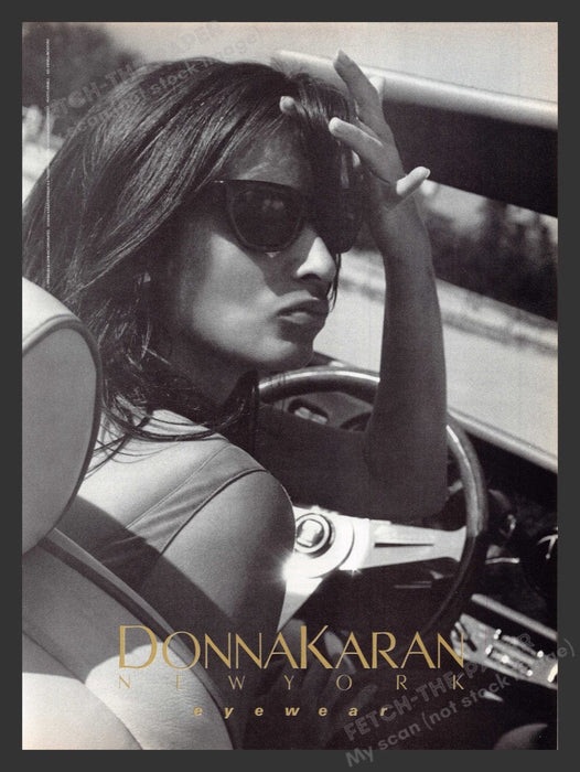 1990 Donna Karan New York Eyewear Sunglasses Convertible Print Advertisement Ad