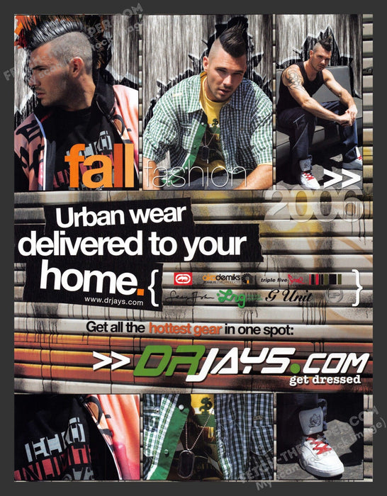 2006 Dr Jays Urban Wear Clothing Print Advertisement Ad.