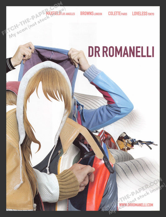 2004 Dr Romanelli Clothing No Face Print Advertisement Ad.