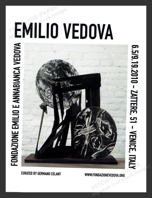 2010 Emilio Vedova Venice Italy Art Gallery Show Print Advertisement Ad