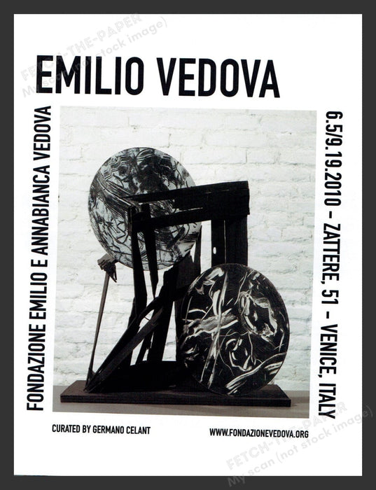 2010 Emilio Vedova Venice Italy Art Gallery Show Print Advertisement Ad