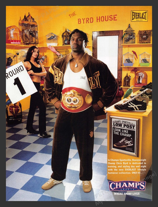 2003 Everlast Clothing with Chris Boyd Heavyweight Champ Print Advertisement Ad