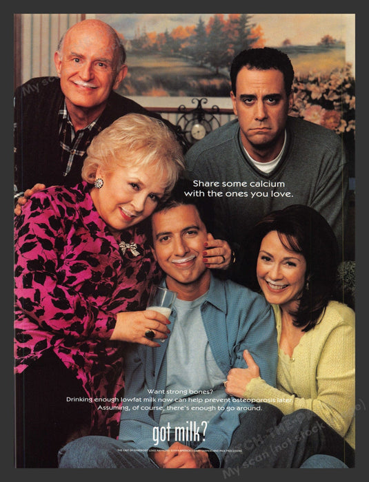 2000 Everybody Loves Raymond T.V. Show "Got Milk?" Promo Print Advertisement Ad.