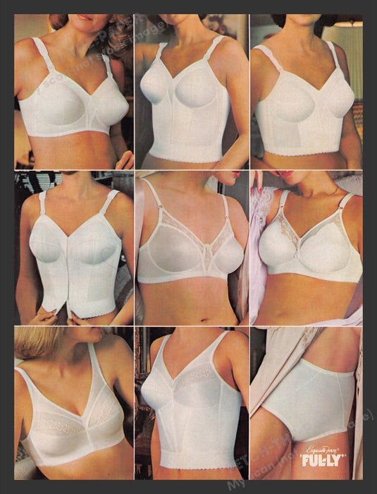 1985 Exquisite Form "Ful-ly" Bras & Girdles Print Advertisement Ad