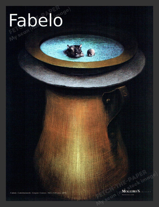 2010 Fabelo Moleiro's Art Gallery Show Print Advertisement Ad