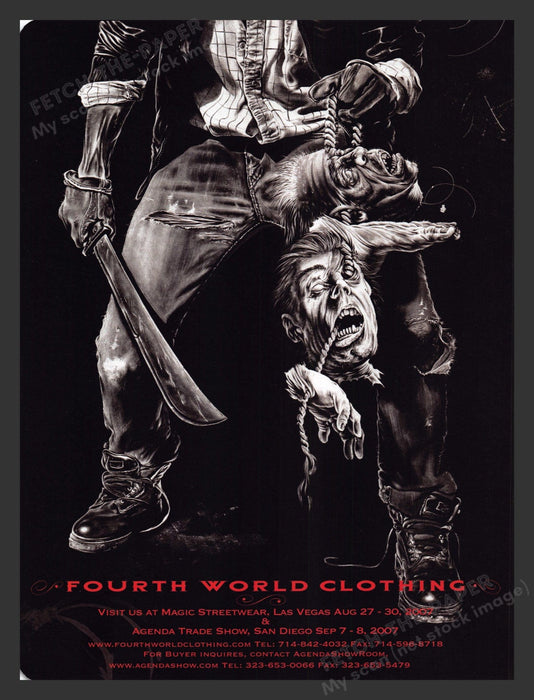 2007 Fourth World Clothing Print Advertisement.