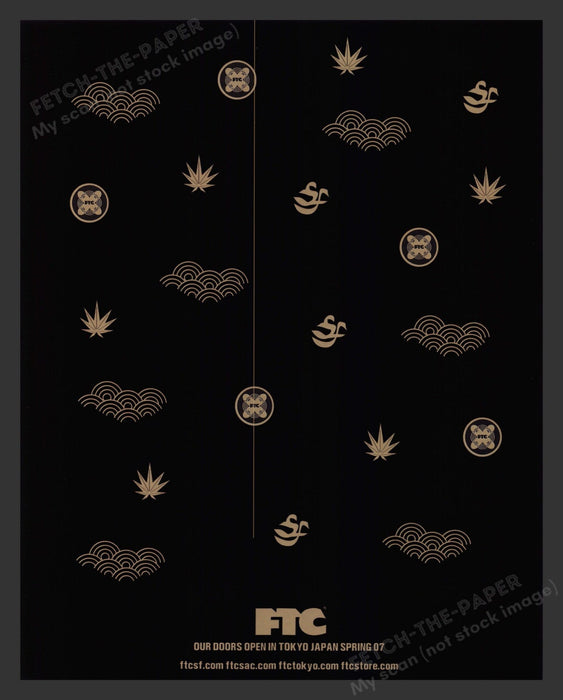 2007 FTC Clothing Tokyo Japan Opening Accouncement Print Advertisement Ad.