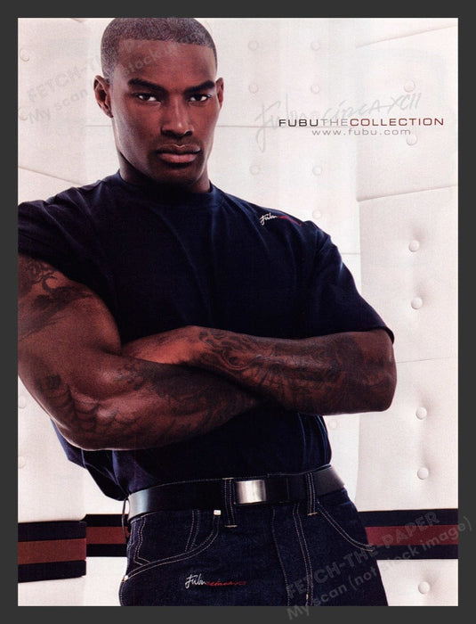 2002 Fubu Collection Tyson Beckford Print Advertisement Ad