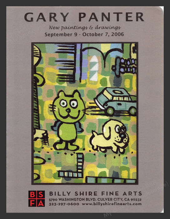 2005 Gary Panter BSFA Gallery Show CA Artist Art Print Advertisement Ad.
