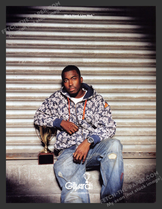 2006 Gilyard MFG Clothing "Word Hard, Live Well" Clothing Print Advertisement Ad.
