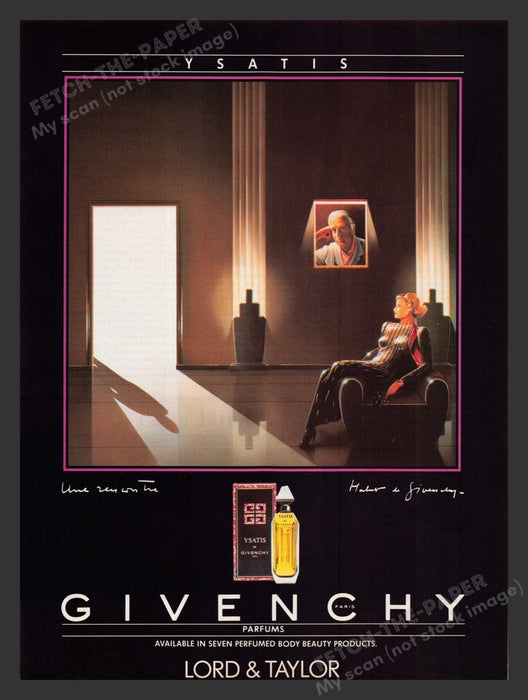 1988 Givenchy Parfums Ysatis Print Advertisement Ad