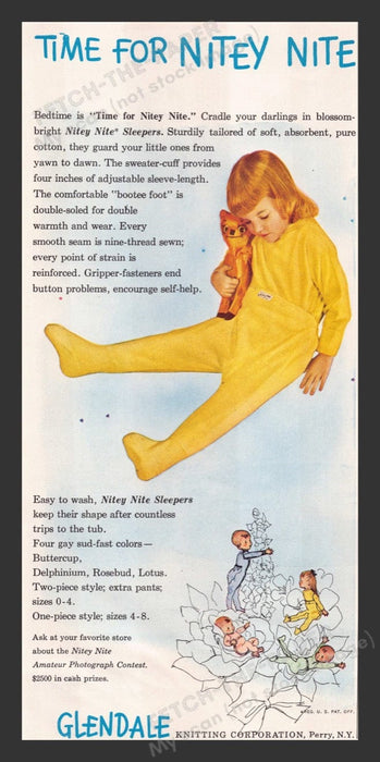 1948 Glendale Nitey Nite Sleepers Print Advertisement Ad