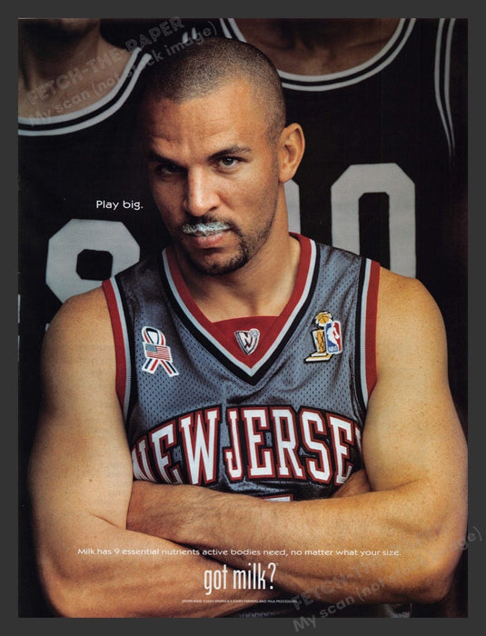 2004 Got Milk? Jason Kidd Basketball Player Print Advertisement Ad