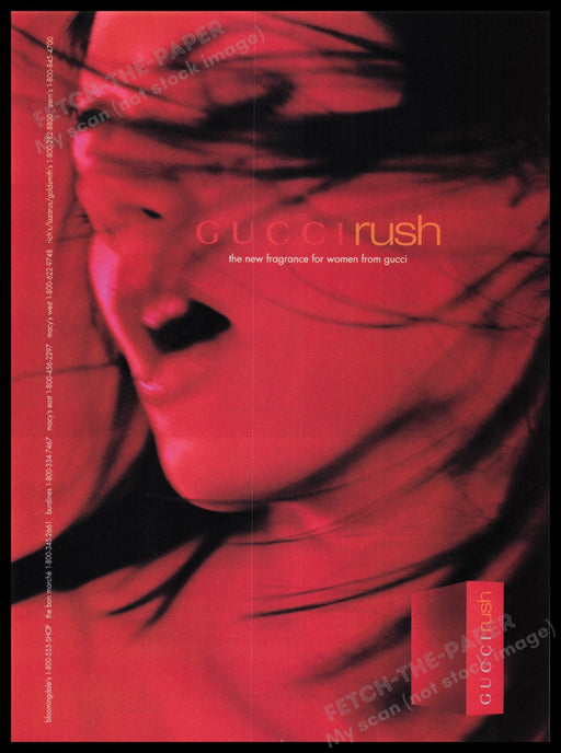 Gucci 2000s Print Advertisement Ad 2000 Fetch the Paper!