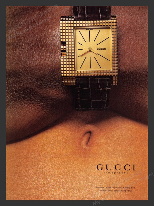 2000 Gucci Timepieces Bare Skin #3 Print Advertisement Ad