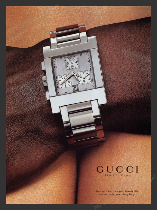 2000 Gucci Timepieces Watches Bare Skin #4 Print Advertisement Ad