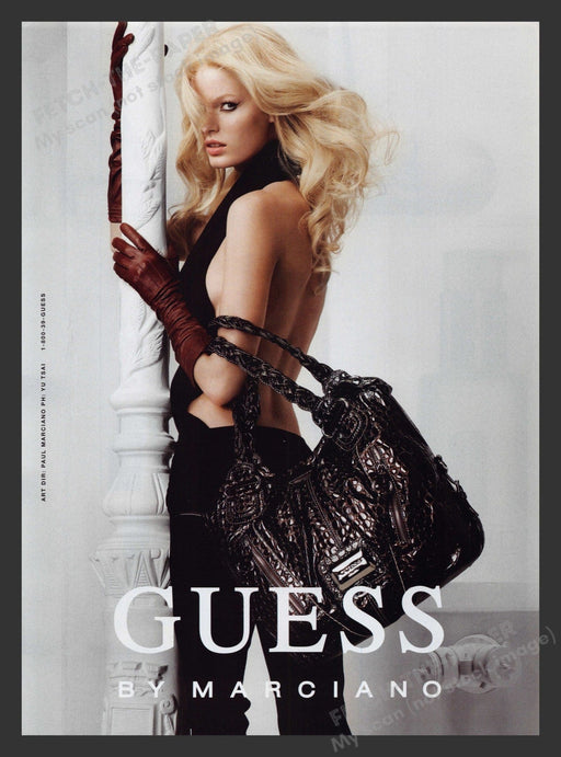 Guess by Marciano Handbags 2000s Print Advertisement 2008 Fetch the Paper!