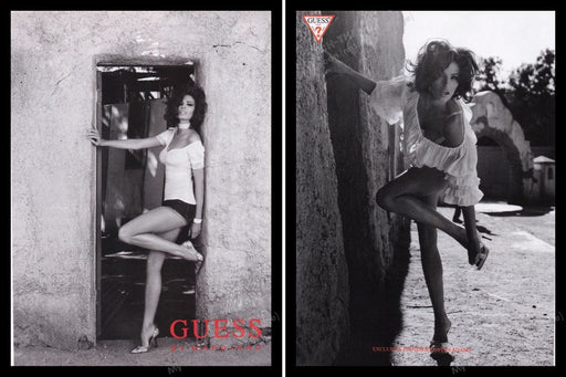 Guess by Marciano Line Gost 2000s Print Advertisement Ad Front & Back 2008 Fetch the Paper!