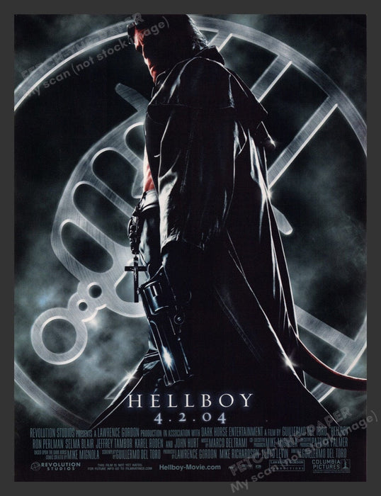2004 Hellboy Movie Release Print Advertisement Ad