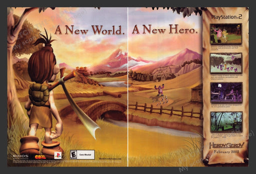 2002 Herdy Gerdy Video Game Print Advertisement (2 Pages)