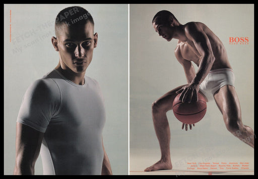 Hugo Boss 2000s Print Advertisement (2 pages) 2003 Fetch the Paper!