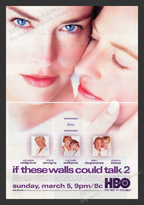 If These Walls Could Talk 2 2000s Print Advertisement (2 pgs) 2000 Movie Release Fetch the Paper!