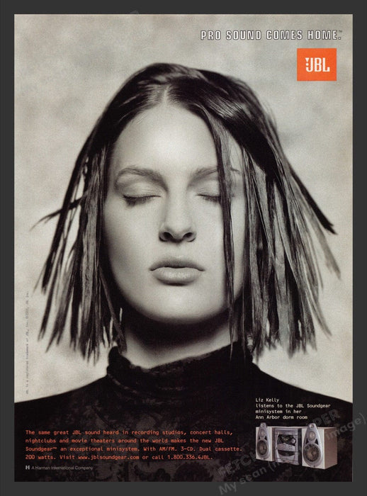 2001 JBL Soundgear Minisystem Radio Boom Box Print Advertisement Ad