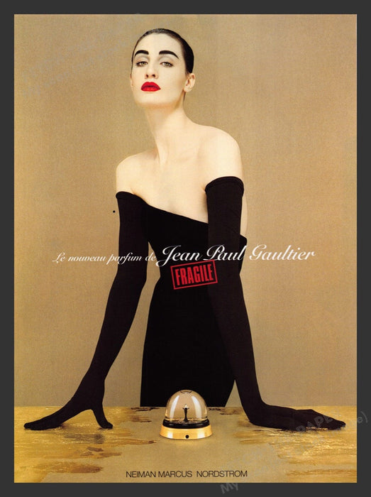 2000 Jean Paul Gaultier Fragile Perfume Fragrance Print Advertisement Ad