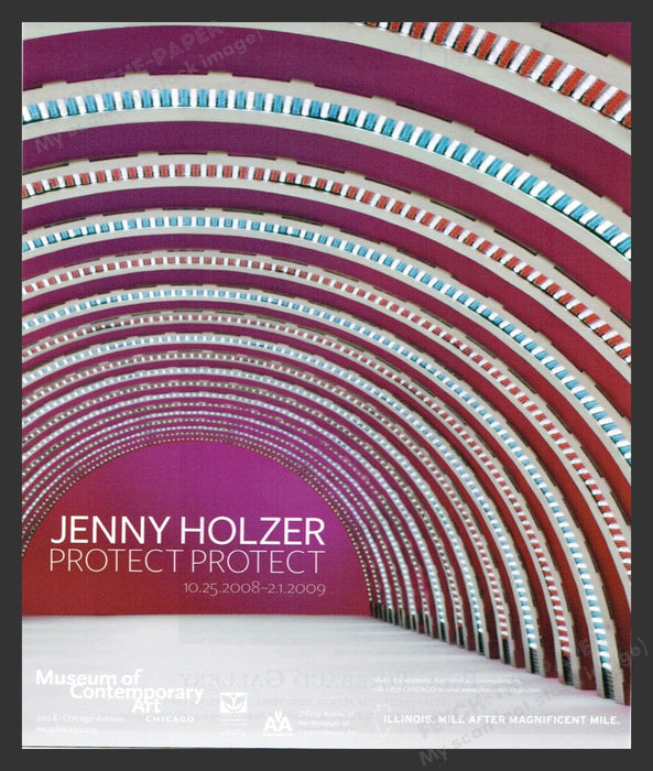 2008 Jenny Holzer Chicago Art Gallery Show Print Advertisement Ad