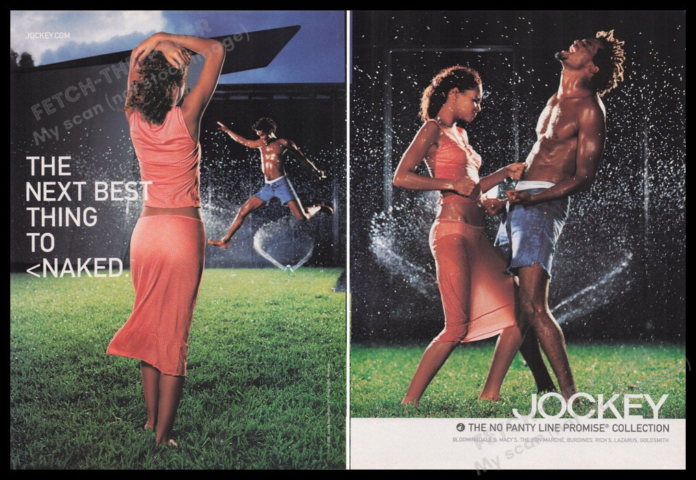 Jockey 2000s Print Advertisement (2 pages) 2002 Fetch the Paper!