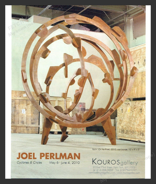2010 Joel Perlman NYC Art Gallery Show Print Advertisement Ad