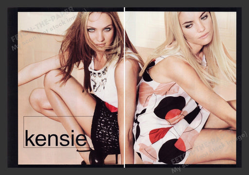 Kensie Clothing Young Models 2000s Print Advertisement Ad (2 pgs) 2008 Fetch the Paper!