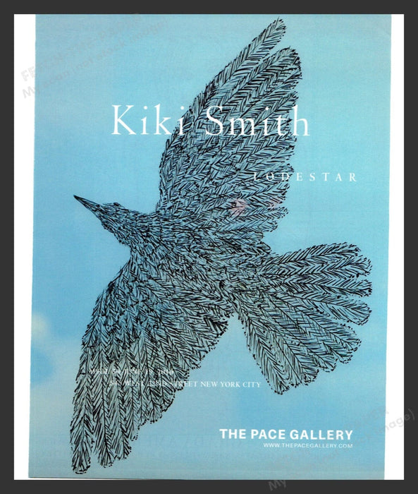2010 Kiki Smith NYC Art Gallery Show Print Advertisement Ad