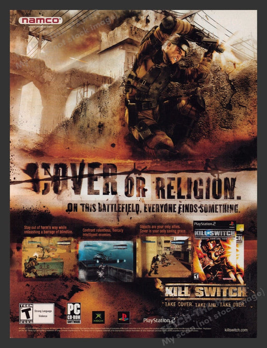 2003 Kill Switch Video Game Print Advertisement
