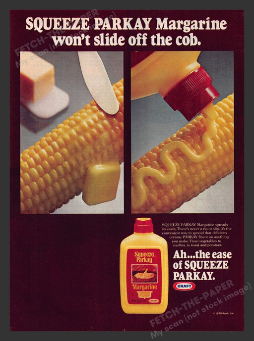 1979 Kraft Squeeze Parkay Margarine Print Advertisement Ad