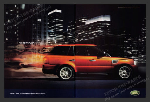 2005 Land Rover Range Rover Sport City Print Advertisement (2 Pages)