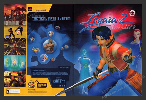 2002 Lagaia 2 Duel Saga Video Game Print Advertisement (2 Pages)