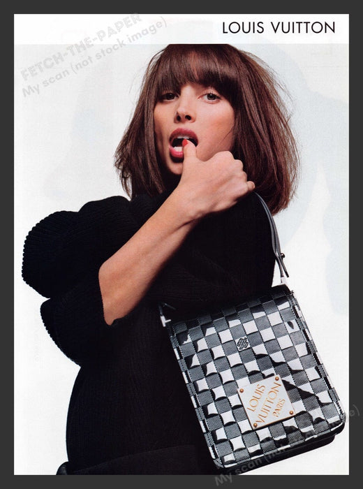 2000 Louis Vuitton Bags Christy Turlington Print Advertisement Ad